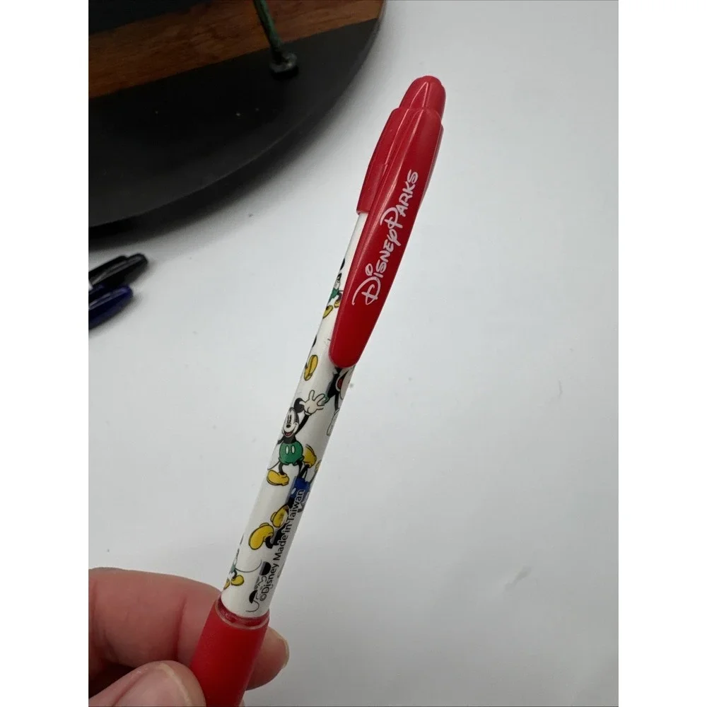 Lot Of Rare Disney Mickey Mouse Pens Bundle Of 4 NWOT Red, Blue, Black